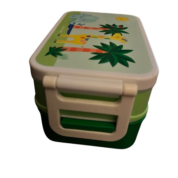 SUNNYLIFE  BENTO BOX SAFARI THEME KIDS 2 Compartment - Picture 5 of 10